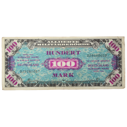 Billet de solde, 100 Mark (monnaie d'invasion), 1944