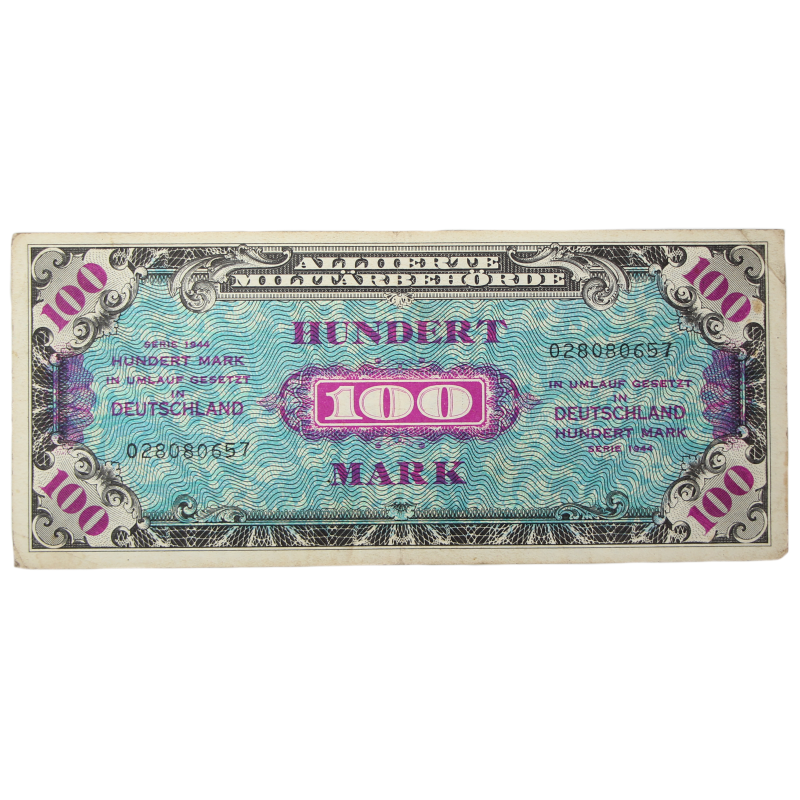 Billet de solde, 100 Mark (monnaie d'invasion), 1944