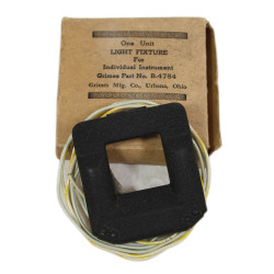 Luminaire pour instrument de bord, USAAF, B-4754, Grimes Mfg. Co.