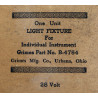 Luminaire pour instrument de bord, USAAF, B-4754, Grimes Mfg. Co.
