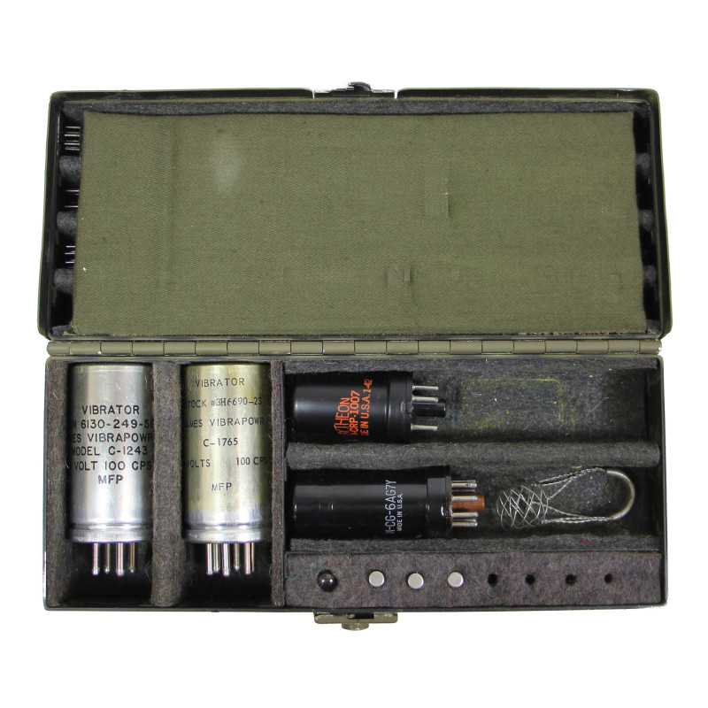 Boîte pour lampes de radio, CY-1031, radio AN/GRR-5