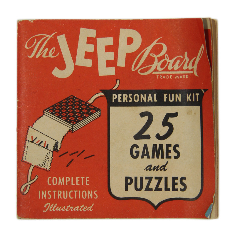 Box, Games and Puzzles, The Jeep Board, 1944