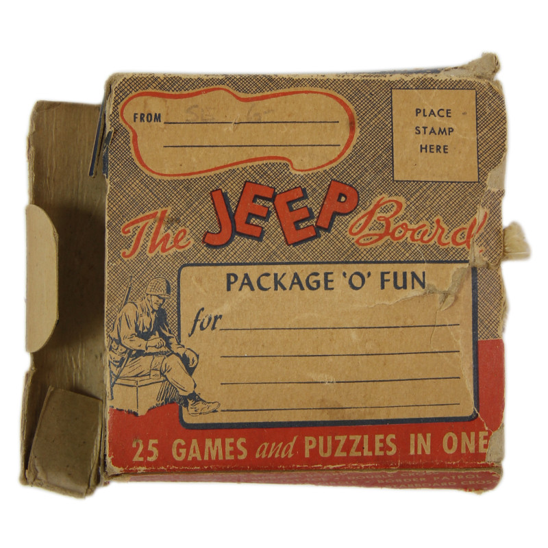 Box, Games and Puzzles, The Jeep Board, 1944