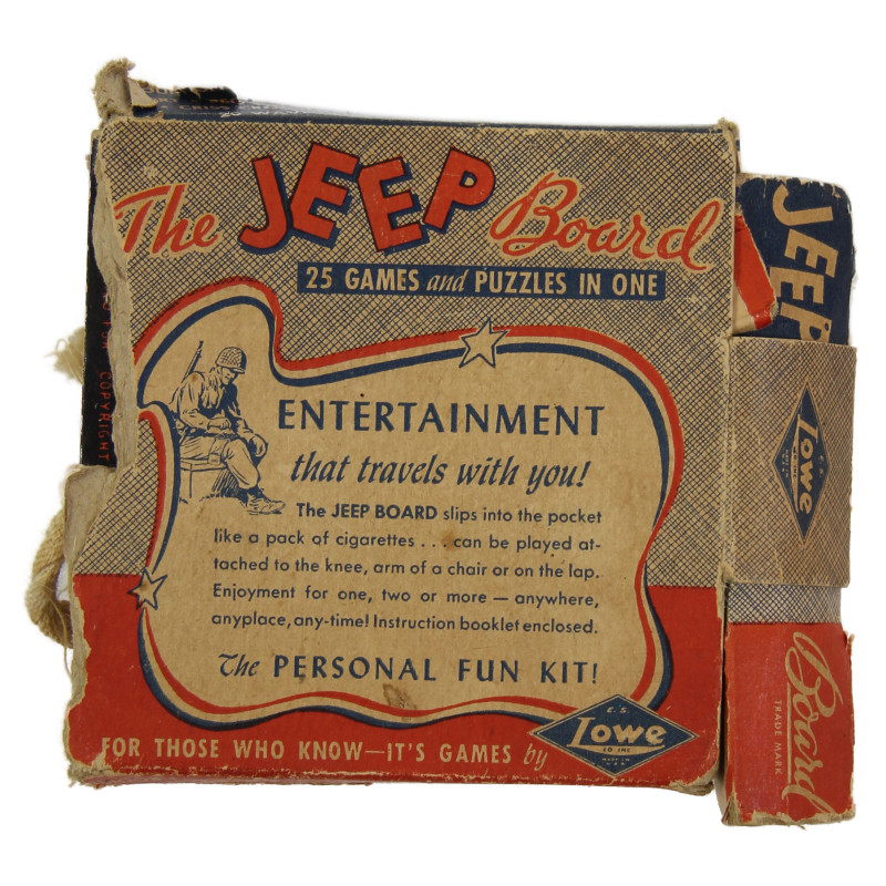 Boîte de jeux, The Jeep Board, 1944