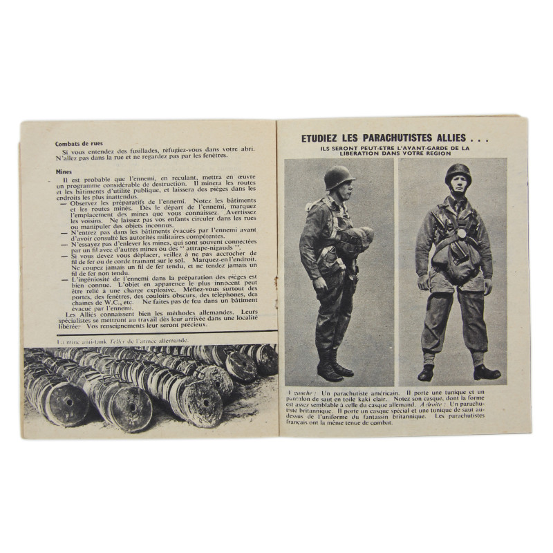 Brochure, Allied, Intended for French Civilians, Savoir pour prévoir - prévoir pour pourvoir Brochure, Allied, Intended for French Civilians, Savoir pour prévoir - prévoir pour pourvoir