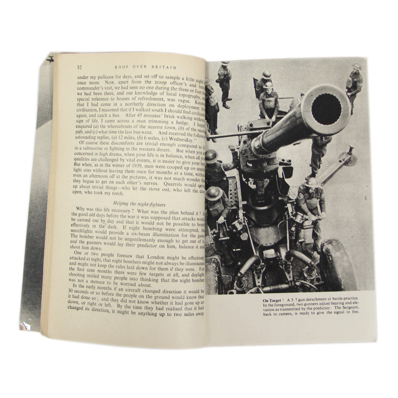 Book, Historical, Roof Over Britain - The Official Story of the A.A. Defences, 1939-1942