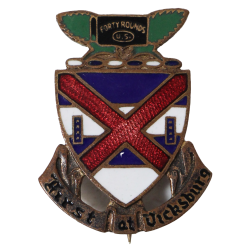 Crest, 13th Inf. Rgt., 8th Infantry Division, N.S. Meyer, à épingle