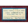 Goggles WILLSON, M-172, for SE-11 Signal Lamp (M-227), 1942, in Box
