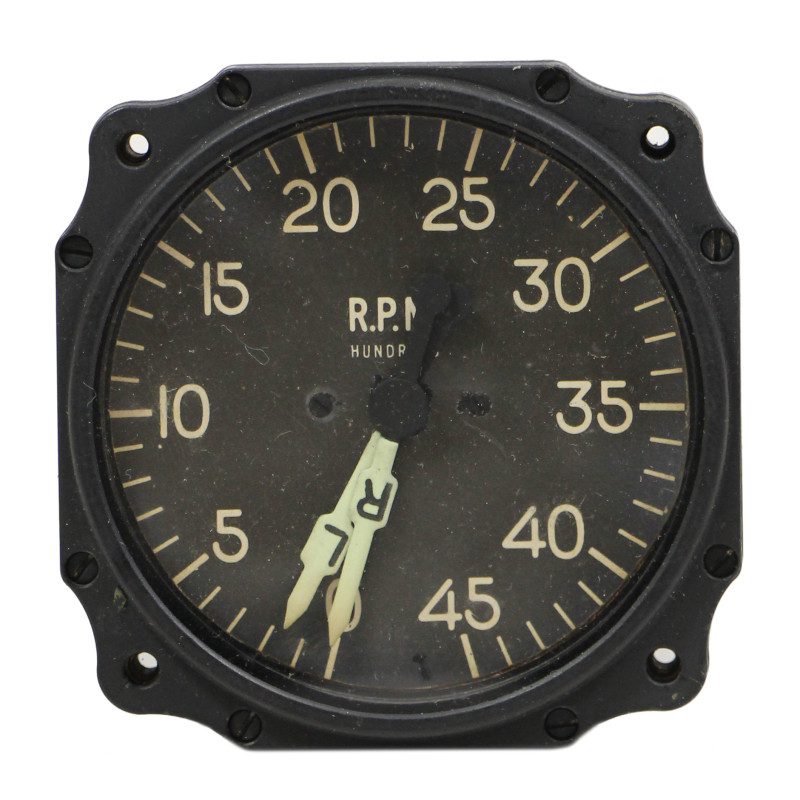 Indicator, Autosyn, Tachometer, Dashboard, USAAF