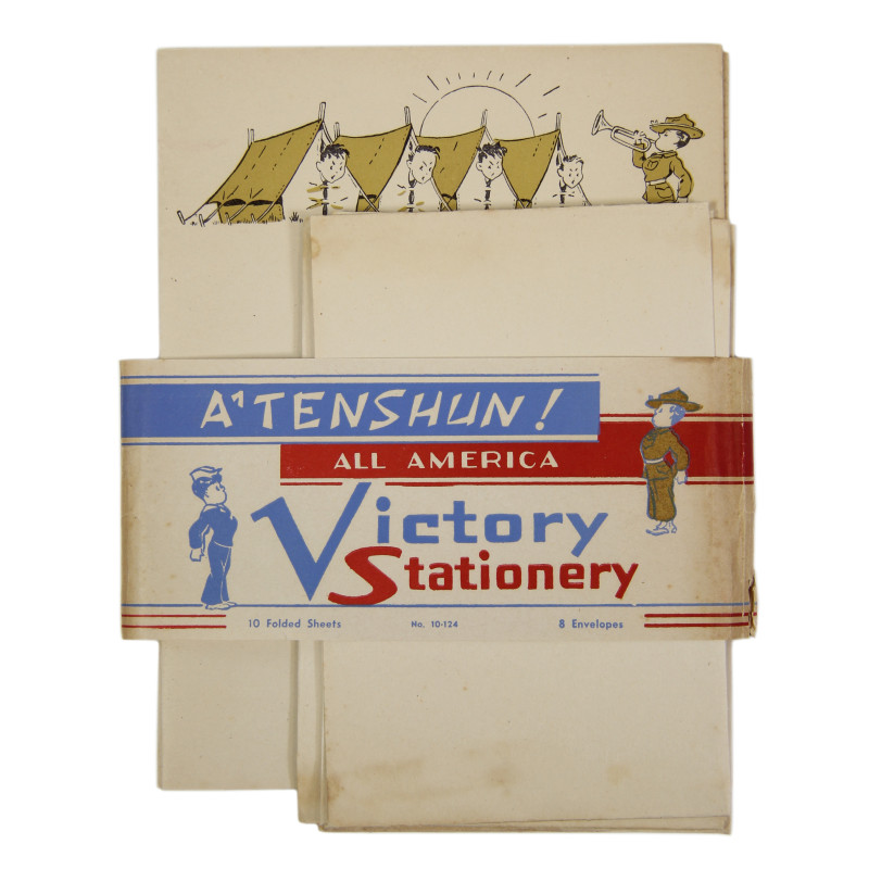 All America - Victory Stationery, Sheets & Enveloppes