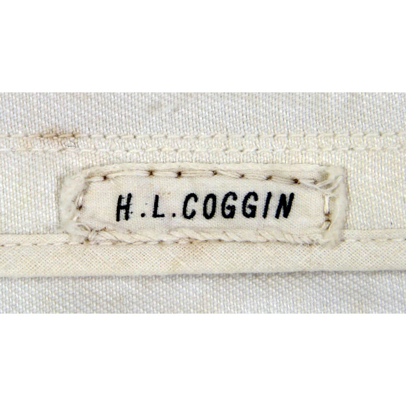 Jacket, Summer, White, US Navy, Lt. (J.G.) Herbert Coggin, USS Alkes