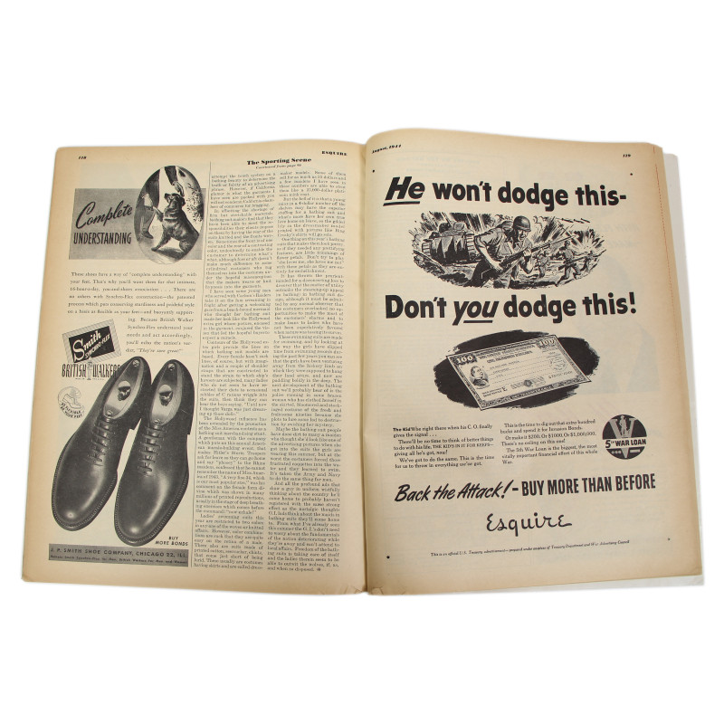 Magazine, Esquire, August 1944