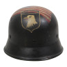 Casque M34, Feuerschutzpolizei, prise de guerre, 101st Airborne Division Casque M34, Feuerschutzpolizei, prise de guerre, 101st Airborne Division