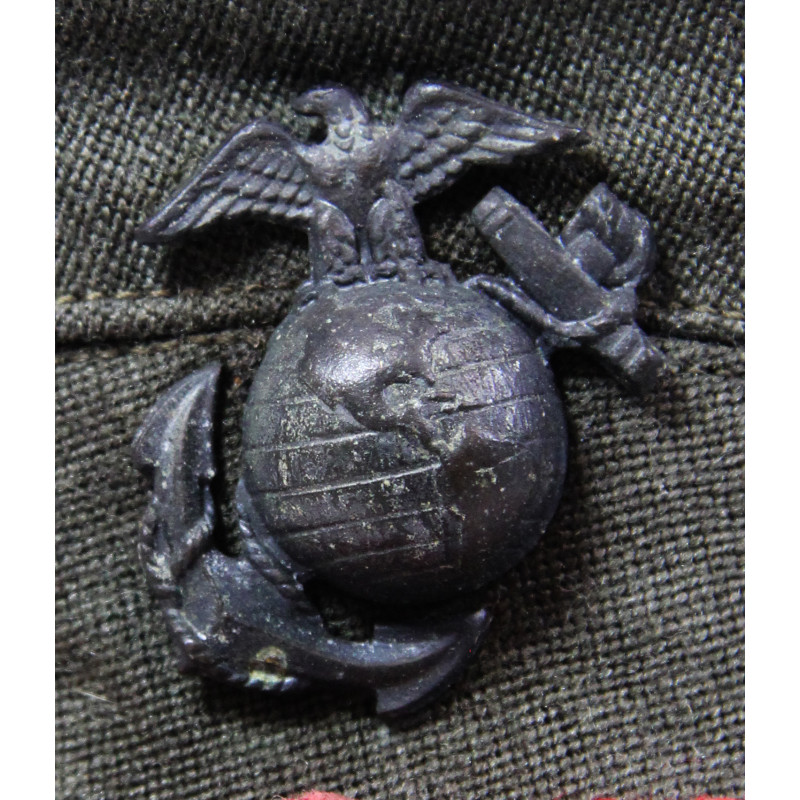 Casquette, USMC Women's Reserve, Forest Green, et effets personnels, Sgt. Myrtle Leube