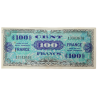 Billet d'invasion, 100 francs, 1944, 2e émission