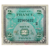 Banknote, Flag, (Invasion Money), 2 Francs, 1944