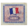 Billet drapeau (billet d'invasion), 2 francs, 1944