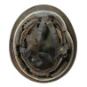 Casque parachutiste M38, Fallschirmjäger, à insigne, impacté, Paris