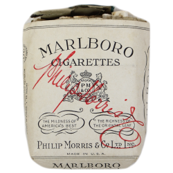 Paquet de cigarettes, MARLBORO, 1944, ouvert