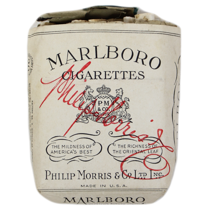 Pack, Cigarette, MARLBORO, 1944, Open