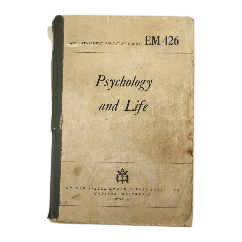 Manuel d'éducation, EM 426, Psychology and Life, 1944