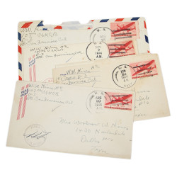 Correspondance épistolaire, M2c Woodrow Hines, Co. D, 107th Naval Construction Bn., Seabees, PTO, 1944