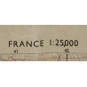Carte alliée, ISIGNY, "Top Secret", 1944, Normandie