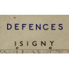 Carte alliée, ISIGNY, "Top Secret", 1944, Normandie