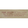 Carte alliée, ISIGNY, "Top Secret", 1944, Normandie