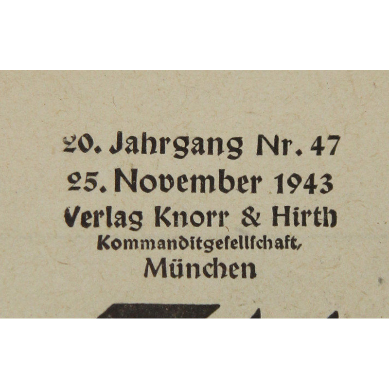 Magazine, Münchner Illustrierte Presse, 25 novembre 1943