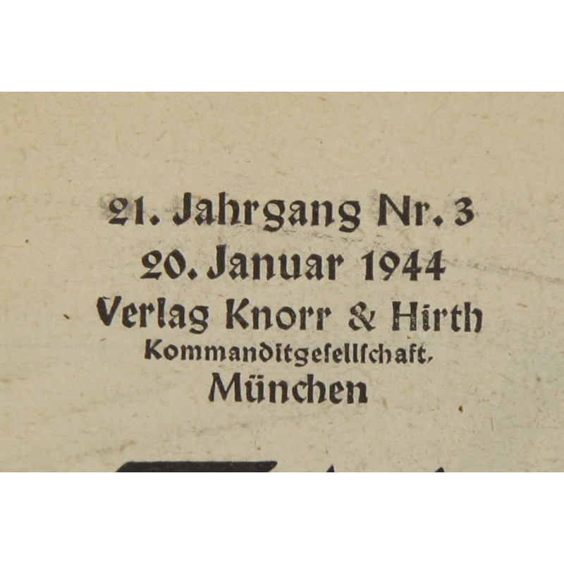 Magazine, Münchner Illustrierte Presse, 20 janvier 1944