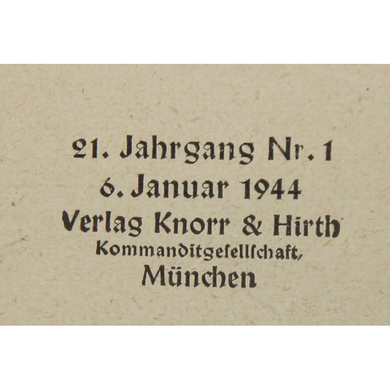 Magazine, Münchner Illustrierte Presse, January 6, 1944