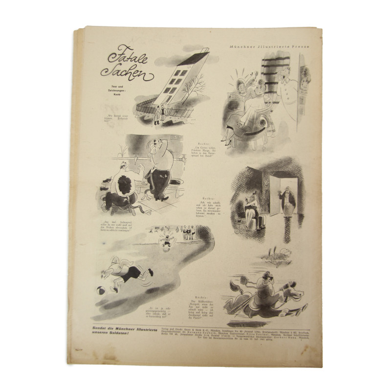 Magazine, Münchner Illustrierte Presse, 6 janvier 1944