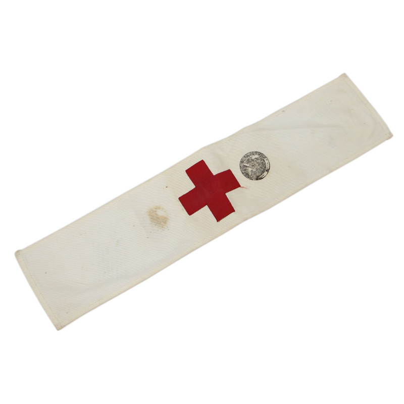 Armband, Medical, US Army, Markings, Geneva Convention and French War Ministry