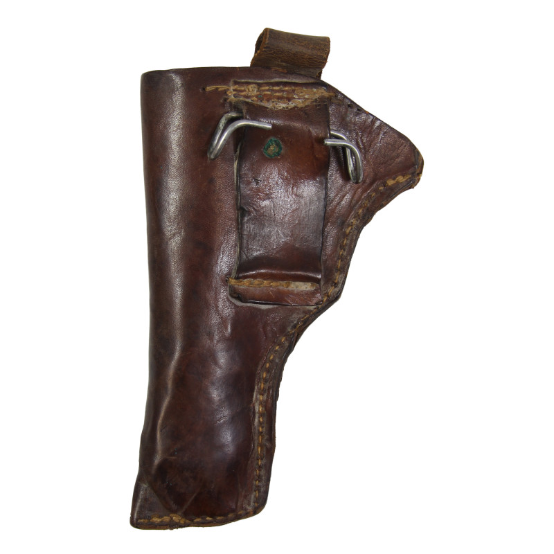 Holster de ceinturon, Colt .45, fabrication artisanale, nominatif