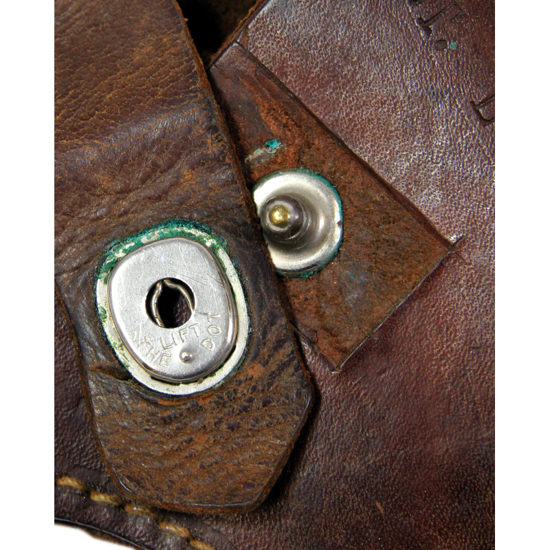 Holster de ceinturon, Colt .45, fabrication artisanale, nominatif