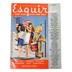 Magazine, Esquire, juillet 1944, avec pin up