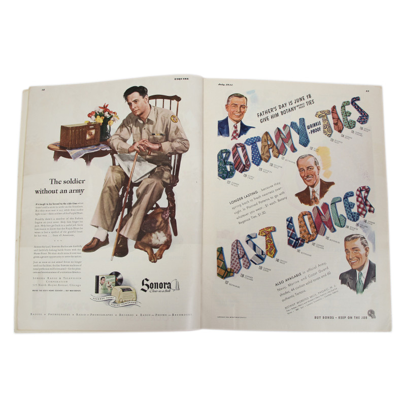 Magazine, Esquire, July 1944, with Pin-Up Girl
