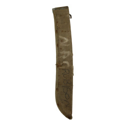 Scabbard, Machete, USMC, BOYT -44-, Named