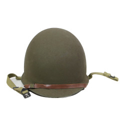 Casque M1, pattes fixes, liner Westinghouse, A washers verts