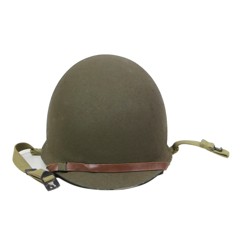 Casque M1, pattes fixes, liner Westinghouse, A washers verts