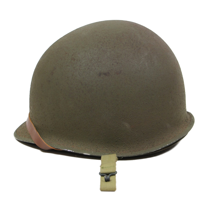 Casque M1, pattes fixes, liner Westinghouse, A washers verts