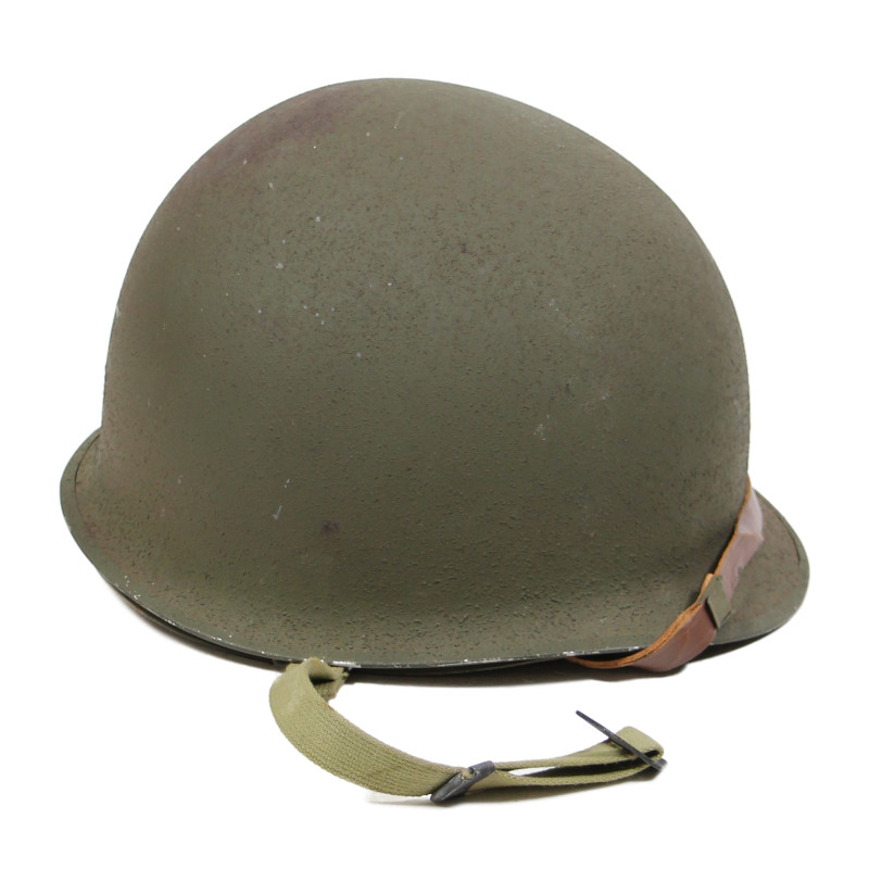 Casque M1, pattes fixes, liner Westinghouse, A washers verts