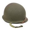Casque M1, pattes fixes, liner Westinghouse, A washers verts