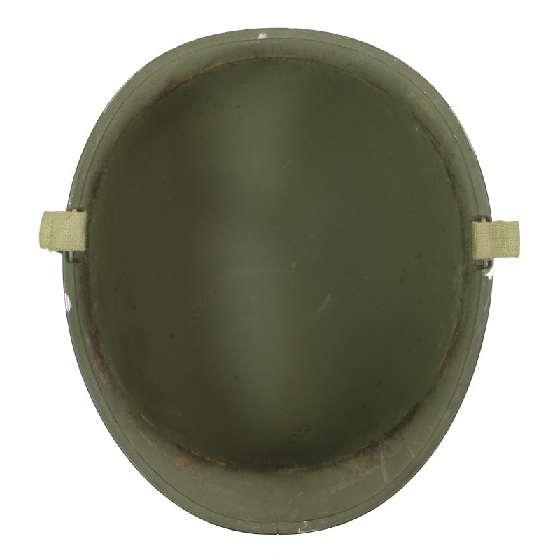 Casque M1, pattes fixes, liner Westinghouse, A washers verts