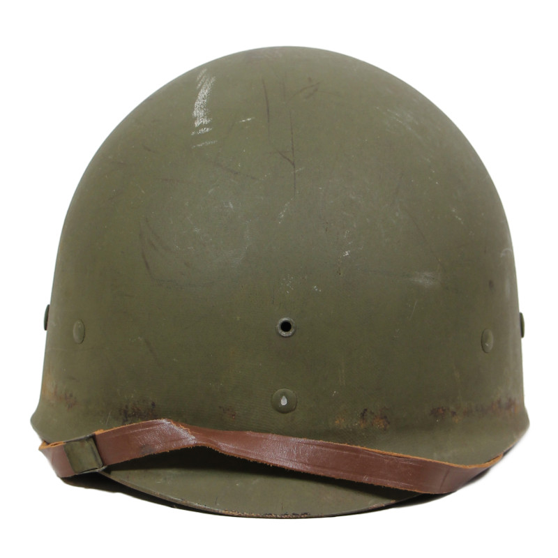 Casque M1, pattes fixes, liner Westinghouse, A washers verts