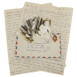 Lettre, Pvt. Ray Geddes, Fort Benning, 501st PIR, 1943