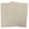 Letter, Pvt. Ray Geddes, Camp Toccoa, 501st PIR, 1943