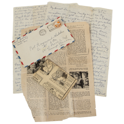 Letter, Pvt. Ray Geddes, Camp Toccoa, 501st PIR, 1943