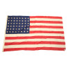 Drapeau US, 48 étoiles imprimées, 115 x 175 cm